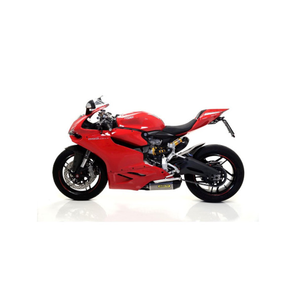 Глушник Arrow Works (набір) Ducati 1199 Panigale 12-15, 899 Panigale 14-15 Works, Титан + вуглецеве волокно