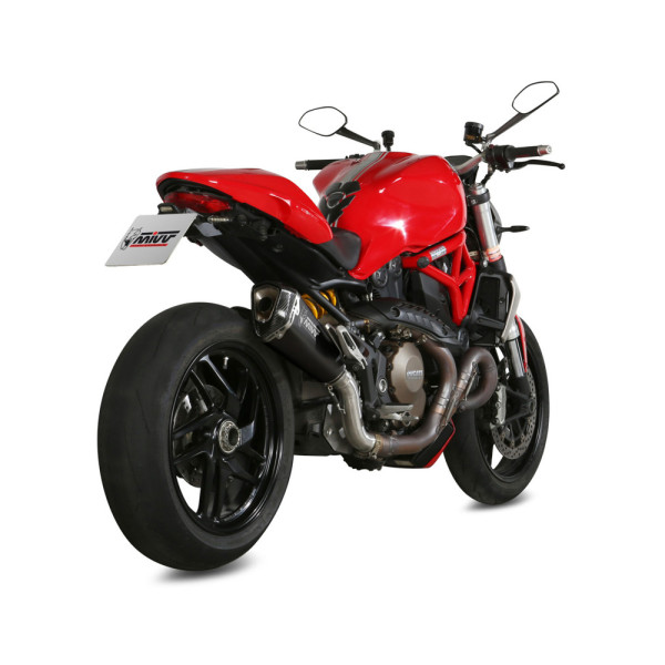 Глушник мотоцикловий Slip-On Line (Delta Race) MIVV для Ducati Monster 1200 / S (14-16) чорний