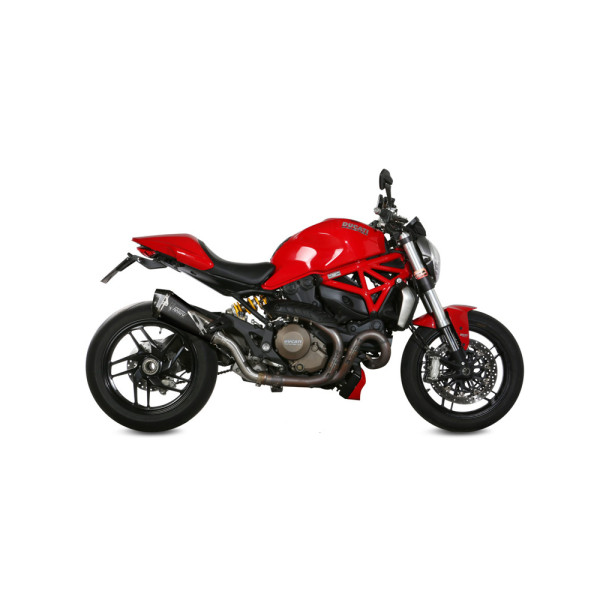 Глушник мотоцикловий Slip-On Line (Delta Race) MIVV для Ducati Monster 1200 / S (14-16) чорний