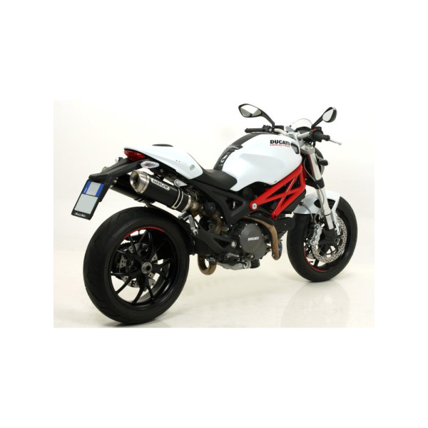 Комплект глушників Arrow Ducati Monster 696 08-14, Monster 796 10-14, Monster 1100 09-10 Thunder, Темний алюміній