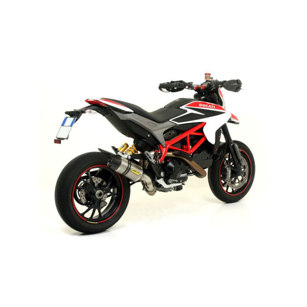 Глушник Arrow Ducati Hyperstrada 13-18, Hypermotard 13-18 Race-Tech, Титан + вуглецеве волокно