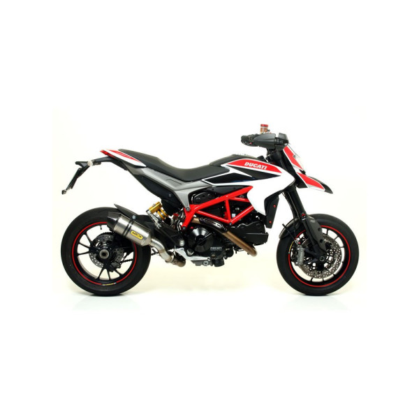 Глушник Arrow Ducati Hyperstrada 13-18, Hypermotard 13-18 Race-Tech, Титан + вуглецеве волокно