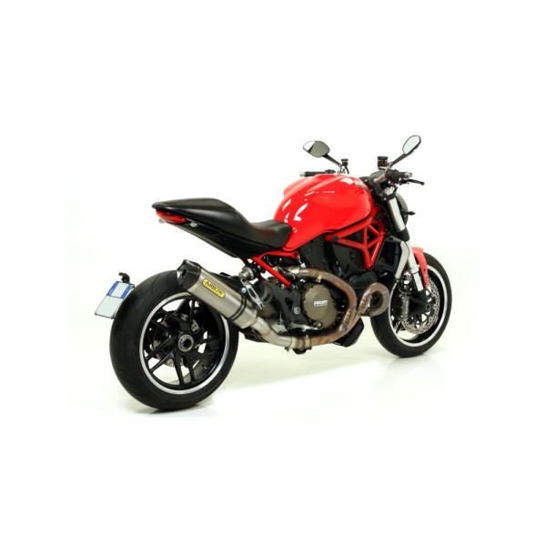 Глушник Arrow Ducati Diavel 11-16, Multistrada 1200 / S 10-14, Monster 1200 14-15, Monster 821 14-17 Race-Tech, Титан + вуглецеве волокно