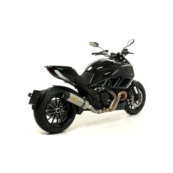 Глушник Arrow Ducati Diavel 11-16, Multistrada 1200 / S 10-14, Monster 1200 14-15, Monster 821 14-17 Race-Tech, Титан + вуглецеве волокно