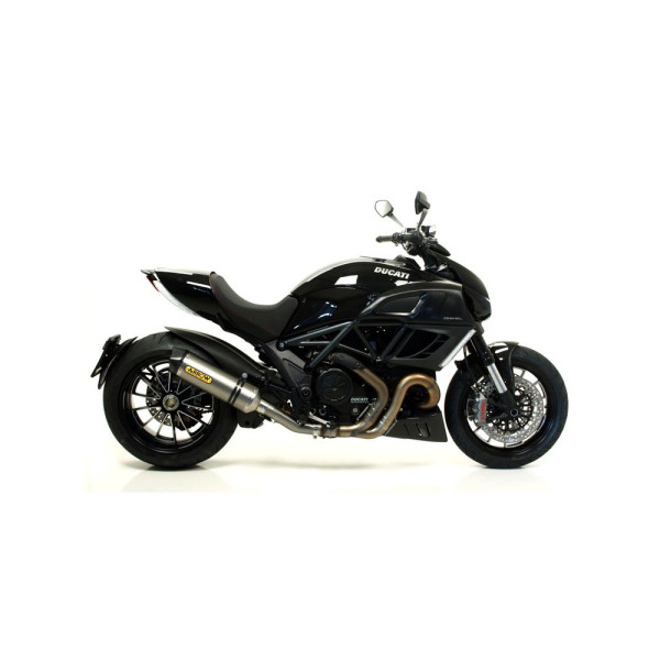 Глушник Arrow Ducati Diavel 11-16, Multistrada 1200 / S 10-14, Monster 1200 14-15, Monster 821 14-17 Race-Tech, Титан + вуглецеве волокно
