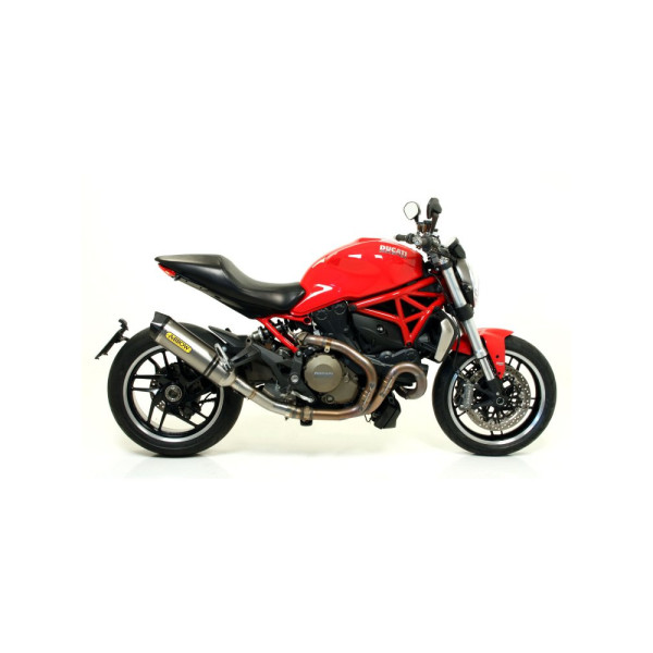 Глушник Arrow Ducati Diavel 11-16, Multistrada 1200 / S 10-14, Monster 1200 14-15, Monster 821 14-17 Race-Tech, Титан + вуглецеве волокно