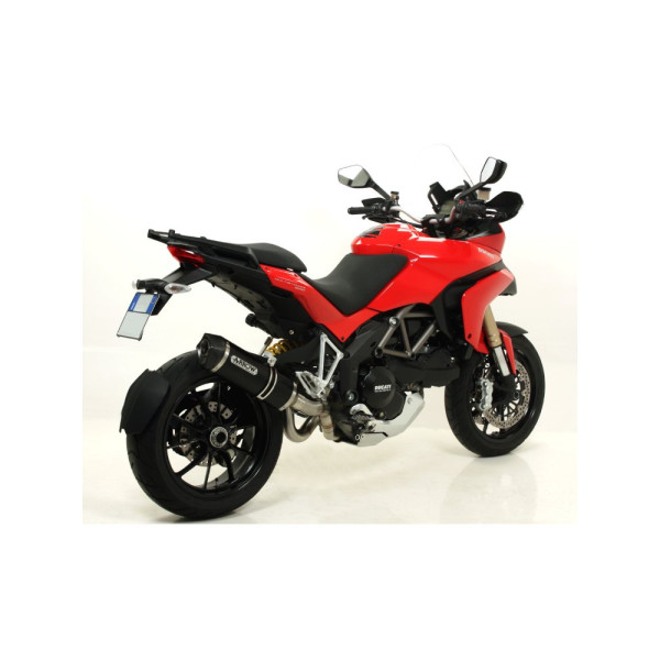 Глушник Arrow Ducati Diavel 11-16, Multistrada 1200 / S 10-14, Monster 1200 14-15, Monster 821 14-17 Race-Tech, Темний алюміній + вуглецеве волокно