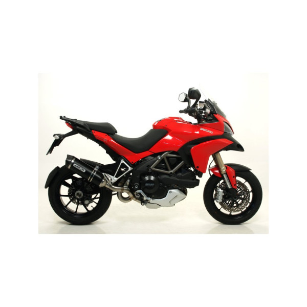 Глушник Arrow Ducati Diavel 11-16, Multistrada 1200 / S 10-14, Monster 1200 14-15, Monster 821 14-17 Race-Tech, Темний алюміній + вуглецеве волокно