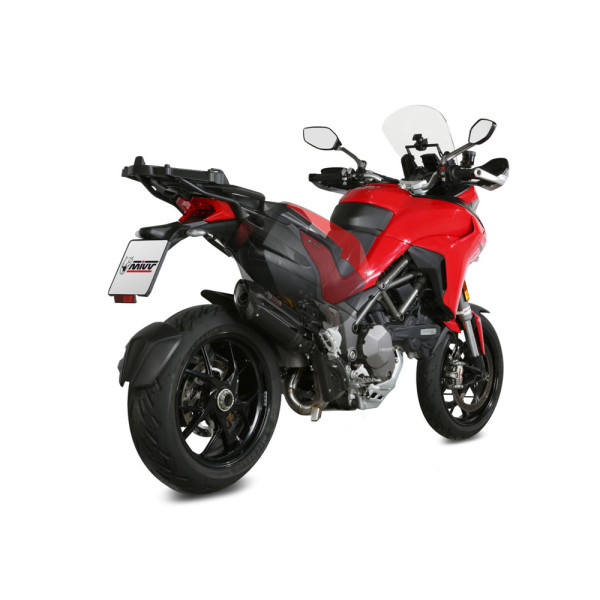 Глушник мотоцикловий Slip-On Line (Suono) MIVV для Ducati Multistrada 1200 (15-17) / 1260 (18-20) чорний