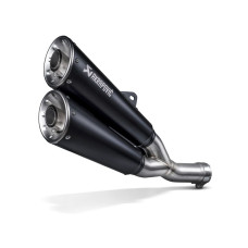 Глушник мотоцикловий Akrapovič Slip-On line для Ducati Scrambler Urban Motard/ Nightshift/ Icon/ Icon Dark/ Desert Sled (21-22) нержавіюча сталь