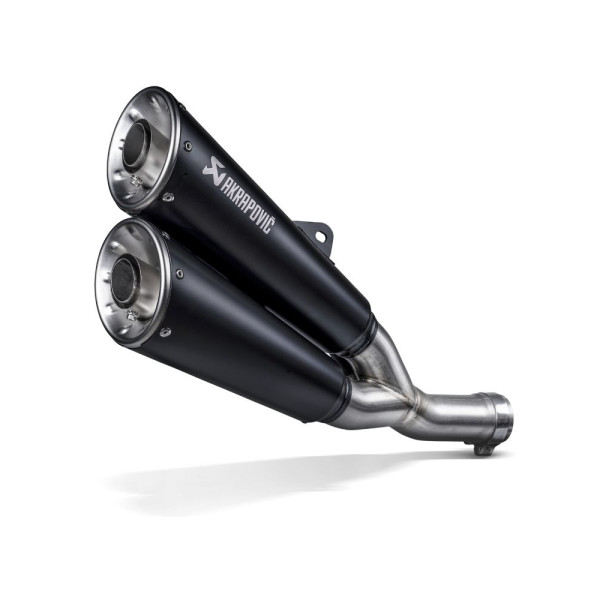 Глушник мотоцикловий Akrapovič Slip-On line для Ducati Scrambler Urban Motard/ Nightshift/ Icon/ Icon Dark/ Desert Sled (21-22) нержавіюча сталь