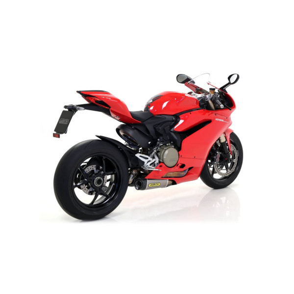 Глушник Arrow Works (набір) Ducati Panigale 1299 15-16 Works, Титан + карбон