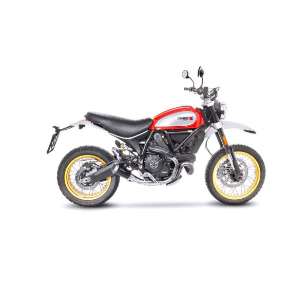 Вихлопна система LeoVince LV-10 Black Edition Slip-On, Нержавіюча сталь для Ducati Scrambler 800 Desert Sled 17-20