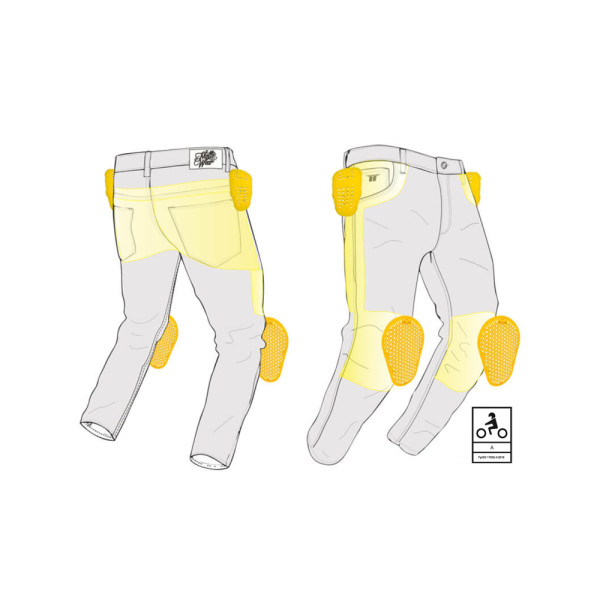 Мотоциклетні джинси Mottowear Monza 2.4