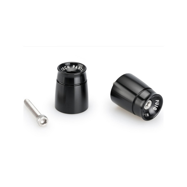 Кінцевики керма PUIG Speed для Kawasaki ER6 / Z / ZX / ZZR чорні (довгі)