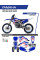 Комплект наклейок UFO Patriot для Yamaha YZF 250 (19-), YZF 450 (18-) синій