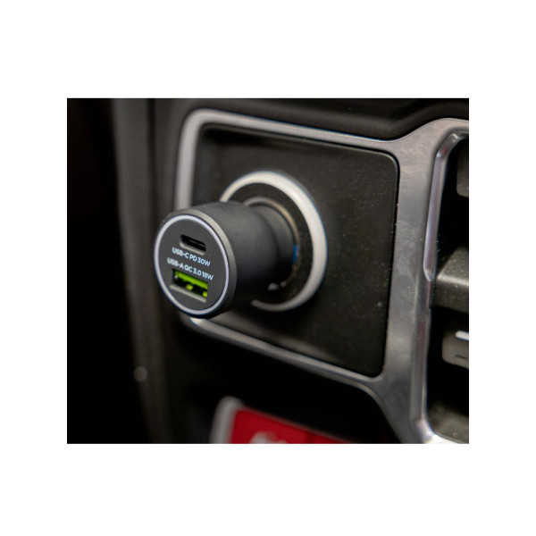 Автомобільна зарядка Dual USB 12V Quad Lock