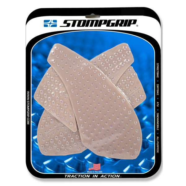 Бічні накладки на бак Stompgrip Street Bike Volcano Kawasaki Ninja ZX-6R (07-08) прозорі