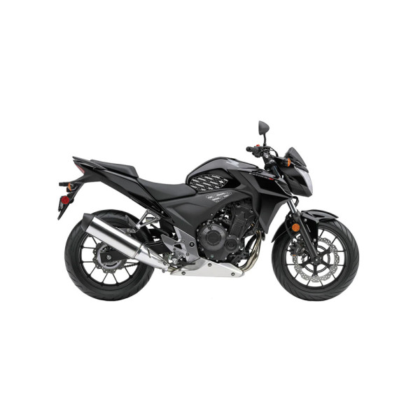 Бічні накладки на бак STREET BIKE Volcano Stompgrip Honda CB400F, 500F, 400R, 500R (13-15) чорні