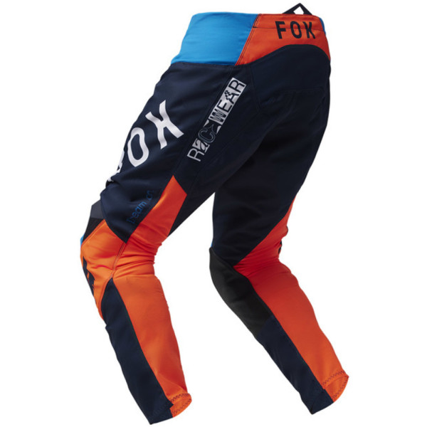 Кросові штани Fox 180 Race Spec синьо-помаранчеві