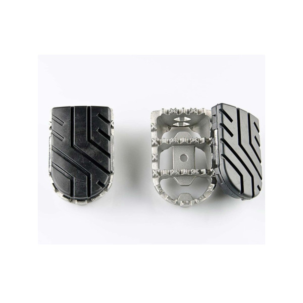 Підніжки ION SW-Motech BMW G 310 R (16-20), Moto-Guzzi V85 TT (21-)/ Stelvio (23-), KTM Duke 690 (11-) срібні