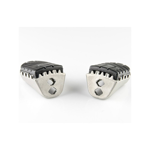 Підніжки ION SW-Motech BMW G 310 R (16-20), Moto-Guzzi V85 TT (21-)/ Stelvio (23-), KTM Duke 690 (11-) срібні