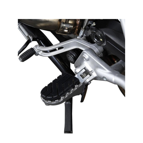 Підніжки ION SW-Motech BMW G 310 R (16-20), Moto-Guzzi V85 TT (21-)/ Stelvio (23-), KTM Duke 690 (11-) срібні