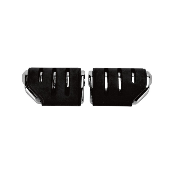 Підніжки Dually Trident ISO® хром + адаптери 8802 Kuryakyn для Honda, Suzuki, Triumph, Yamaha (обрані моделі)