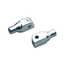 Підніжки мотоциклові Small ISO + адаптери 8802 Kuryakyn до Honda, Suzuki, Triumph, Yamaha (обрані моделі)