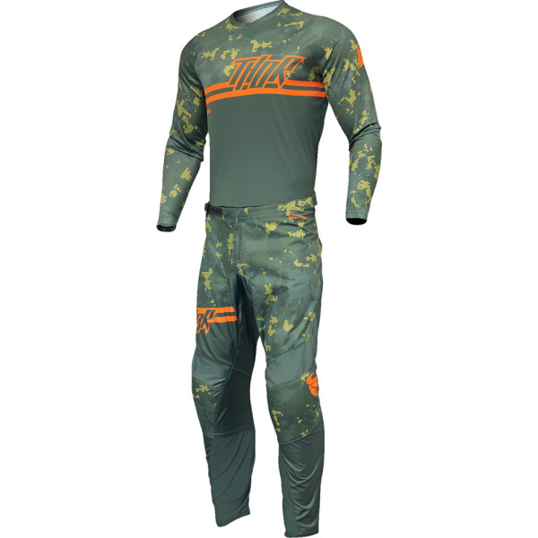 Кросові штани дитячі Thor Sector Digi Camo зелені