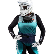 Кросова кофта Leatt Moto 4.5 Lite Marine чорна-синя-біла