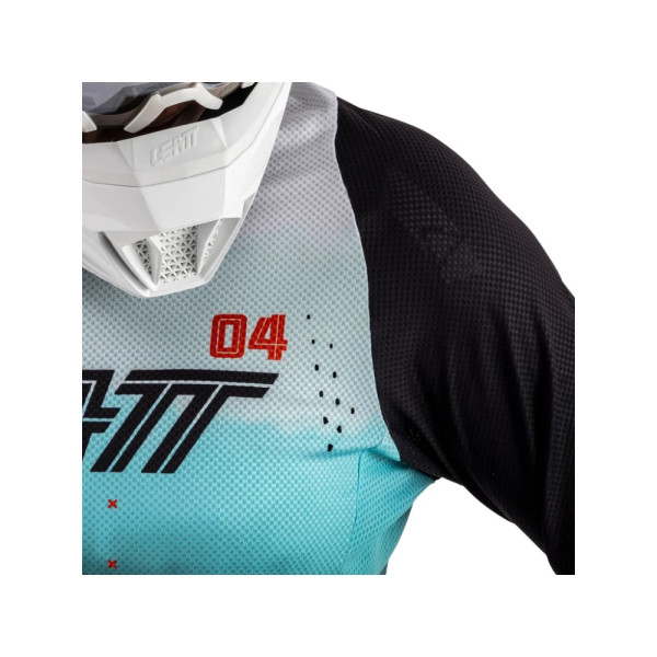 Кросова кофта Leatt Moto 4.5 Lite Marine чорна-синя-біла