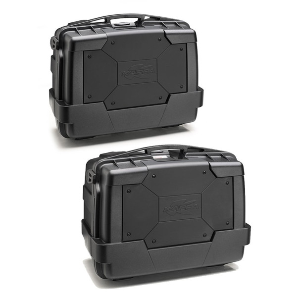 Комплект 2 бічних кофрів Kappa Monokey KGR33N Garda (чорний) ємність: 2 x 33 L