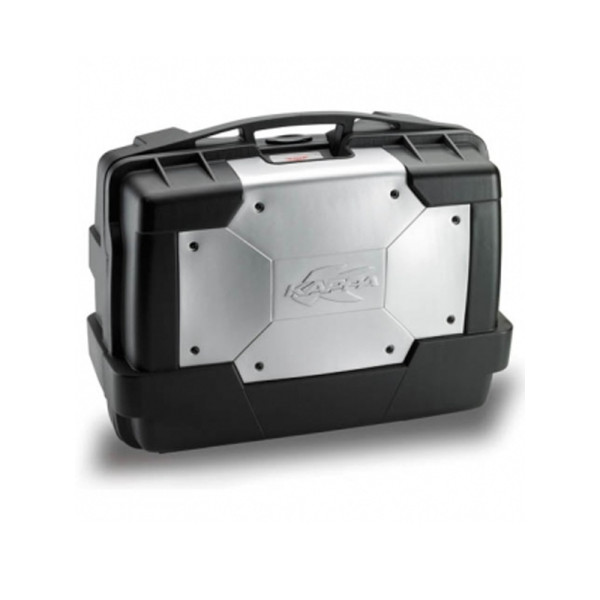 Комплект 2 бічних кофрів Kappa Monokey KGR33N Garda (чорно-сріблястий) об'єм: 2 x 33 L