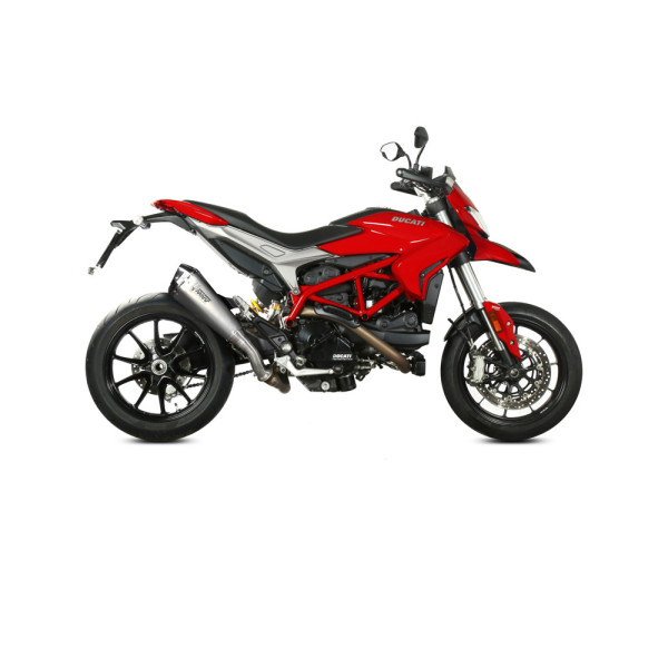 Глушник мотоцикловий Slip-On Line (Delta Race) MIVV для Ducati Hypermotard 939 (18-20) срібний