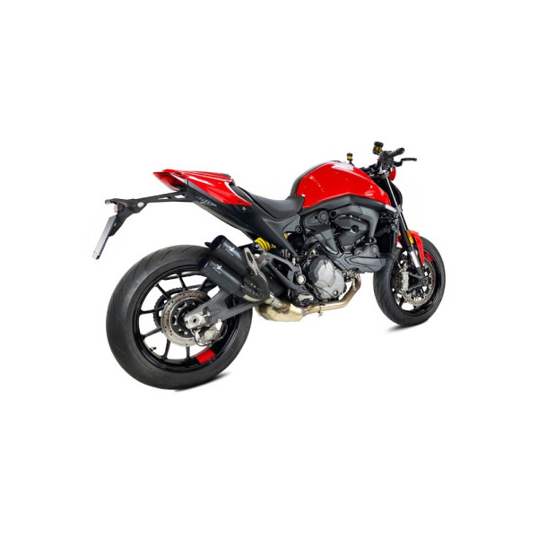 Глушник мотоцикловий IXRACE DCX2 Ducati M 937 Monster (21-) карбоновий, без гомологації