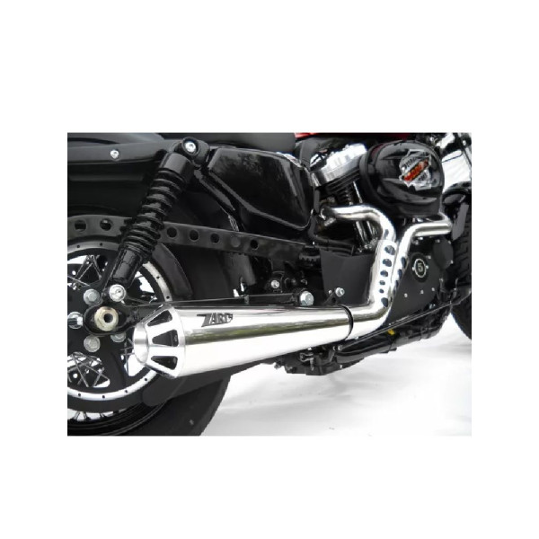 Повний вихлопний комплект Zard Harley Davidson Sportster (14-16) нержавіюча сталь