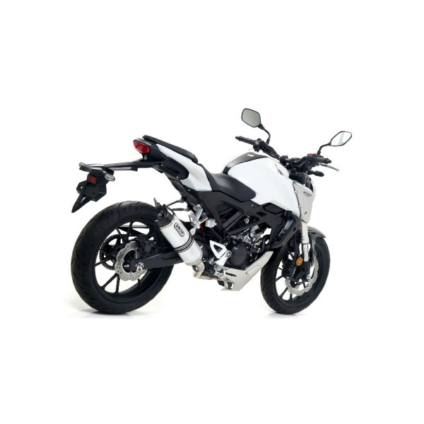 Глушник Arrow Honda CB 125 R 18-20 Thunder, алюміній + вуглецеве волокно
