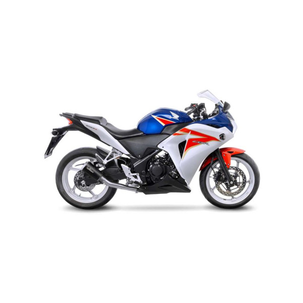 Глушник LeoVince LV-10 BLACK EDITION Slip-On, Нержавіюча сталь для Honda CBR 250 R 11-13