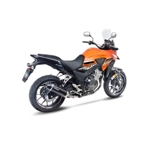 Глушник LeoVince NERO Slip-On, Нержавіюча сталь для Honda CB 500 F 16-18, CB 500 X 17-18, CBR 500 R 16-18