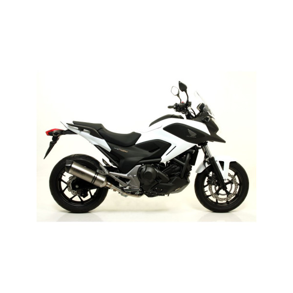 Глушник Arrow Honda NC 700 S / X 12-14, NC 750 S / X 14-20, Integra 700 12-13, Integra 750 14-20 Race-Tech, Titanium + Carbon
