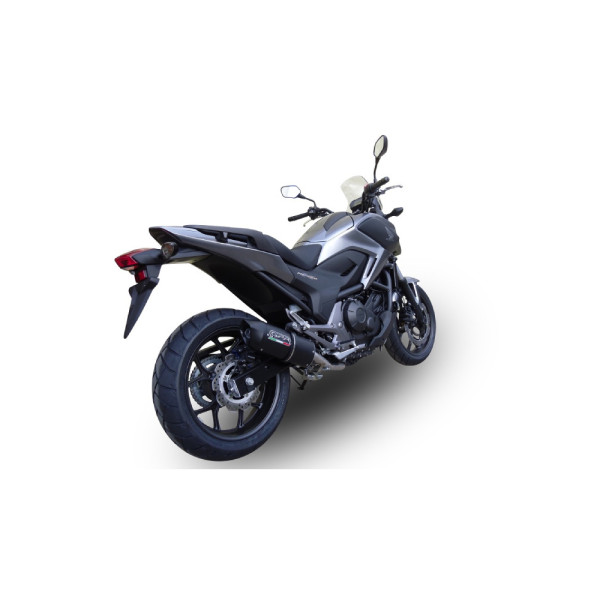 Глушник G.P.R Furore Nero Slip-On, Чорний Алюміній - Honda NC 700 X / S Dct 12-13
