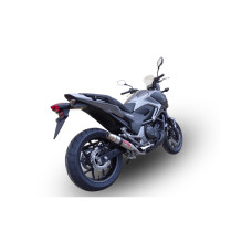 Глушник G.P.R Deeptone Inox Slip-On, Нержавіюча сталь - Honda NC 700 X / S Dct 12-13