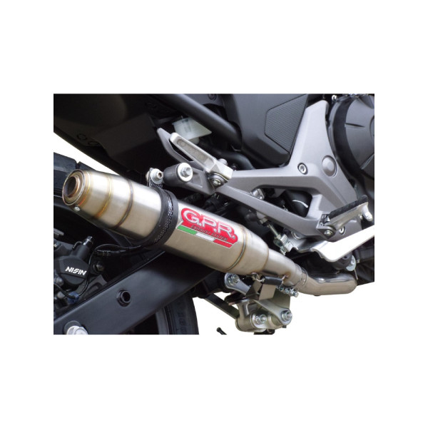 Глушник G.P.R Deeptone Inox Slip-On, Нержавіюча сталь - Honda NC 700 X / S Dct 12-13