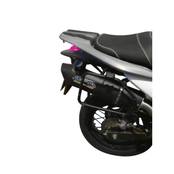 Глушник G.P.R Furore Nero Slip-On, Чорний Алюміній - Honda Transalp XL 700 V 07-14