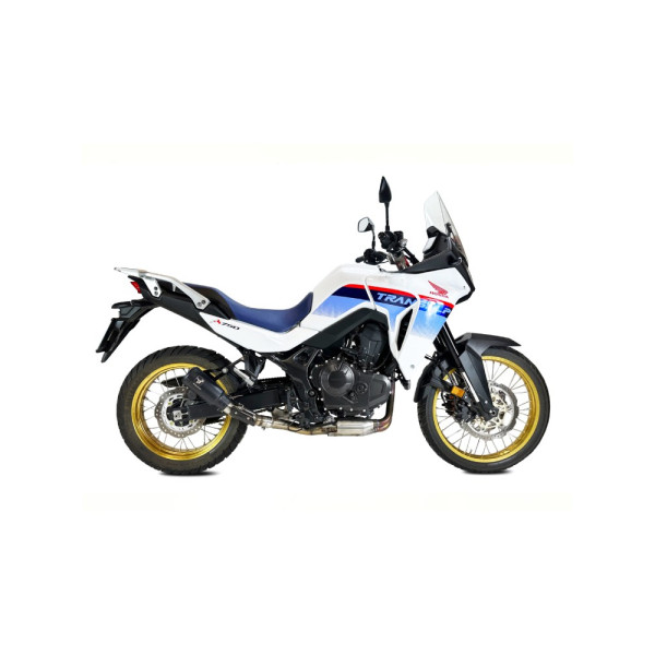 Вихлопна система IXRACE MK2 Honda Transalp 750 (23-) чорна, з гомологацією