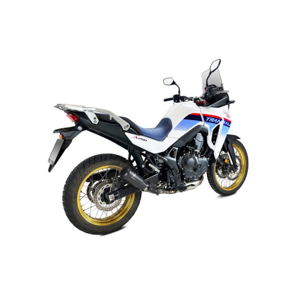 Вихлопна система IXRACE MK2 Honda Transalp 750 (23-) чорна, з гомологацією