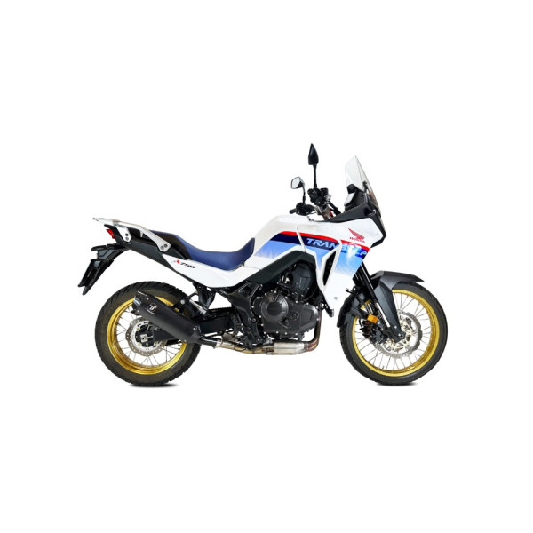 Вихлопна система IXRACE Desert Honda Transalp 750 (23-) чорна, з гомологацією
