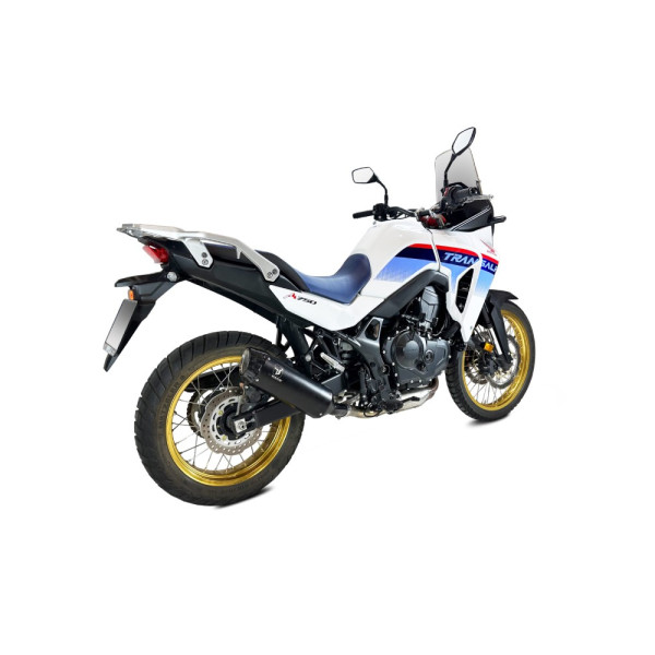 Вихлопна система IXRACE Desert Honda Transalp 750 (23-) чорна, з гомологацією