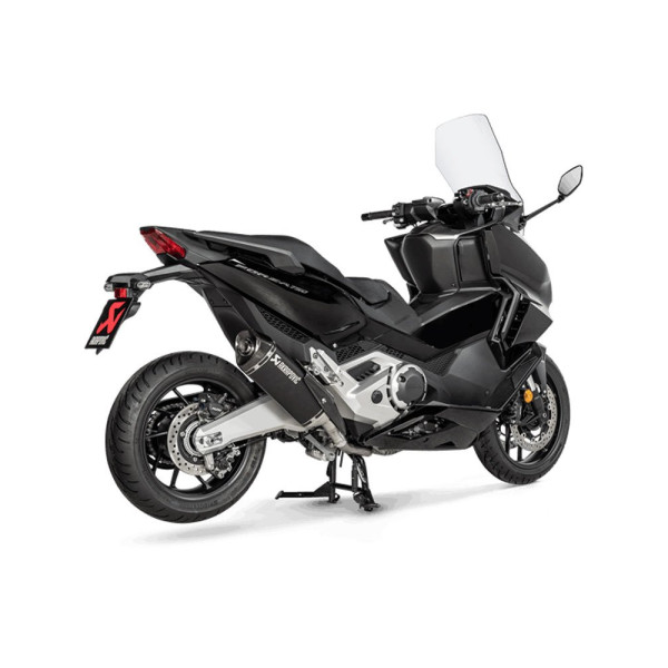 Глушник мотоцикловий Akrapović Honda Forza 750 (21-23), Honda X-ADV (17-23) Slip-On Line, Чорний Титан
